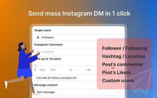 DMfox - Bot DM Instagram & Người gửi tin nhắn hàng loạt