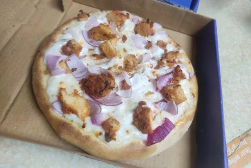 Onion And Pepper Barbeque Chicken Pizza [Regular, 7 Inches]