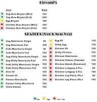 Vinayaka TiffIns & Fast Food Center menu 4