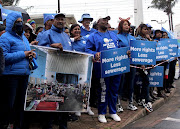 The DA held a protest in Durban to force the South African Human Rights Commission to act against inhumane living conditions.