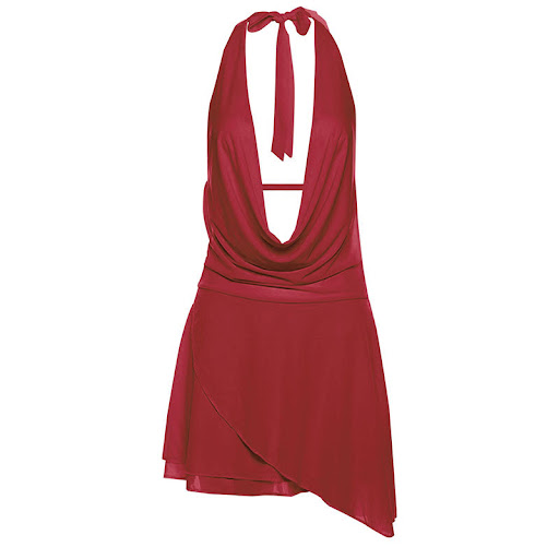Title 5, Womens Sexy Halter Dress Deep V-neck Backless ...