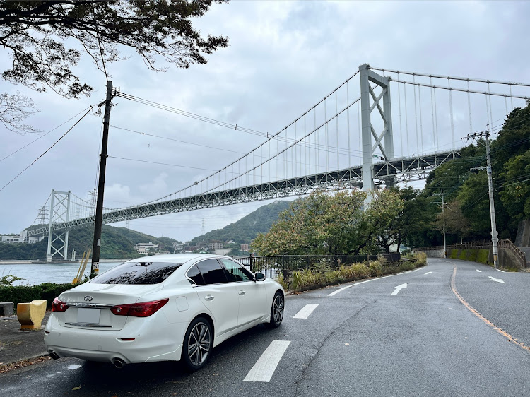 スカイラインのドライブ・関門橋・平尾台・やまなみハイウェイ・ミルクロードに関するカスタム事例の投稿画像1枚目