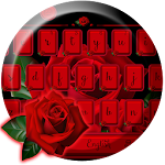 Cover Image of Descargar Red Rose Petal Keyboard Theme 10001004 APK