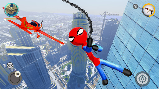 Screenshot StickMan Rope Hero Spider Game