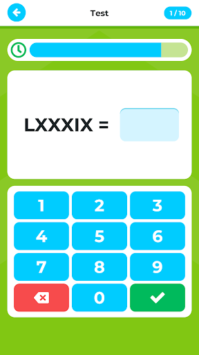 Screenshot Roman Numerals & Numbers
