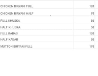 Armaani Dum Biriyani House menu 1