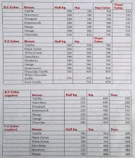 Athreya Bakery menu 1