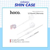 Hoco Chính Hãng - Tai Nghe Dm6 Hoco Jack 3.5Mm Trang Bị Microphone Dài 120Cm