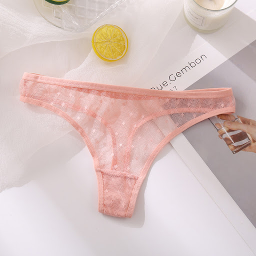 Title 10, Pure Color Breathable Low Waist High Slit Brief...