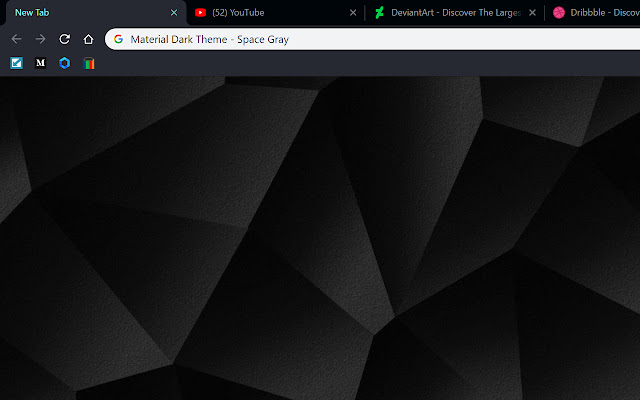 Material Dark Theme - Space Gray