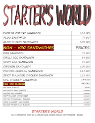 Starter World menu 2