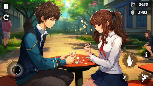 Screenshot Anime Love Life: School Games