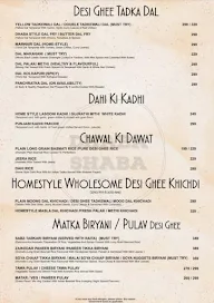 Dhaba Shaba Veg Bistro menu 8