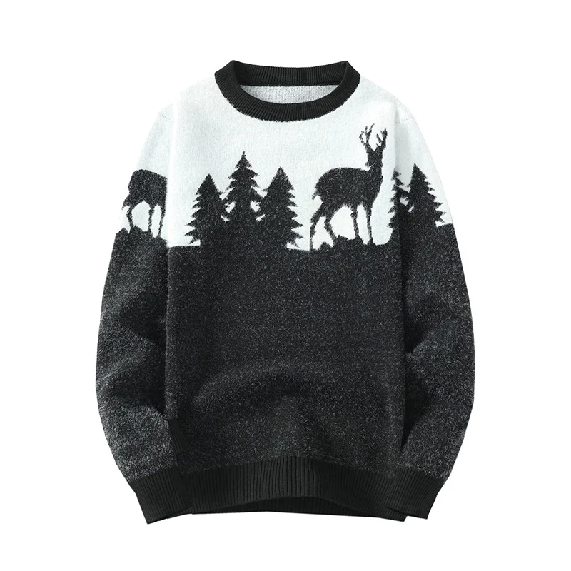 Maglione Pullover Jacquard Uomo con Girocollo – Comfort e Stile Impeccabili. Perfetto per le Giornate Fredde, per un Look Casual ma Elegante. Acquista ora!