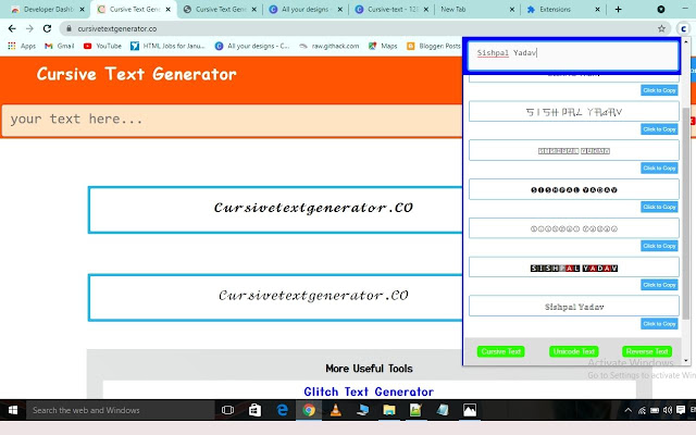 Cursive Text Generator ᐈ #201+ Text Generator chrome extension