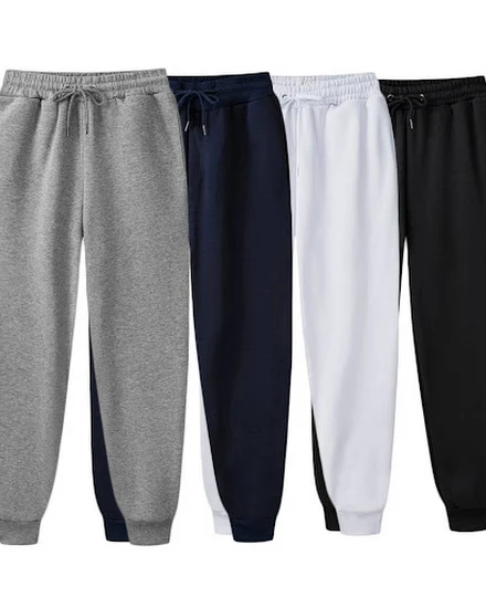 Men Casual Sports Pants Running Workout Jogging Long Pant... - 0