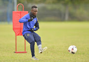 Teko 'The General' Modise during the Cape Town City FC training session at Green Point Common Fields on August 02, 2017 in Cape Town, South Africa. 