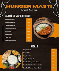 Hunger Masti menu 2