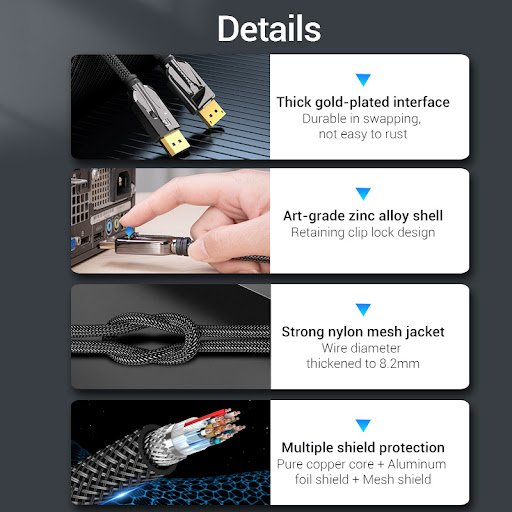 Title 2, TV computer cable Transmit high-quality video a...