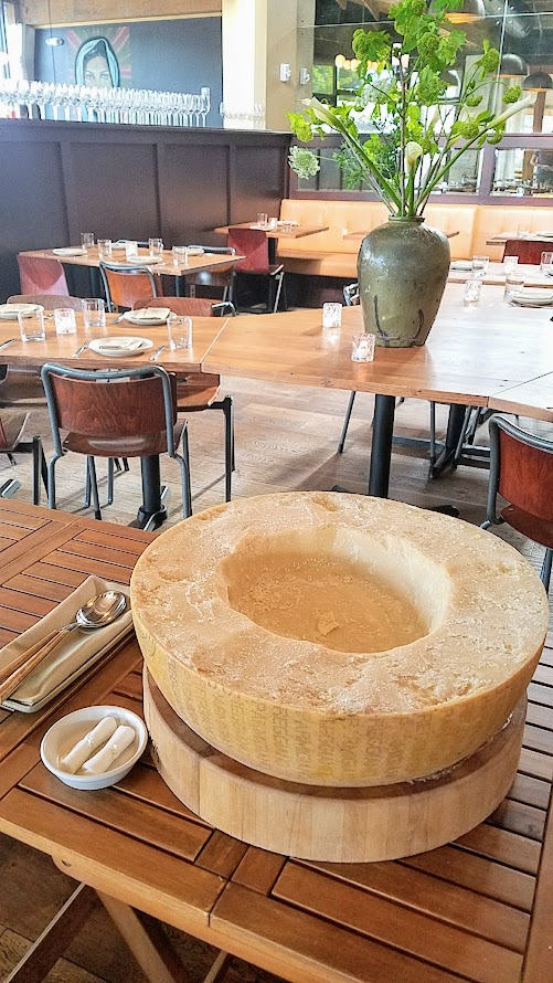 Thursdays at Renata is Risotto in a Cheese Wheel