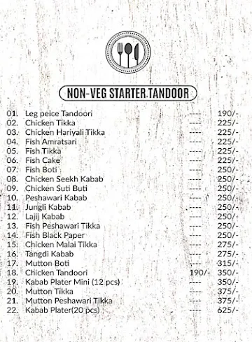 Taste Of Indore menu 