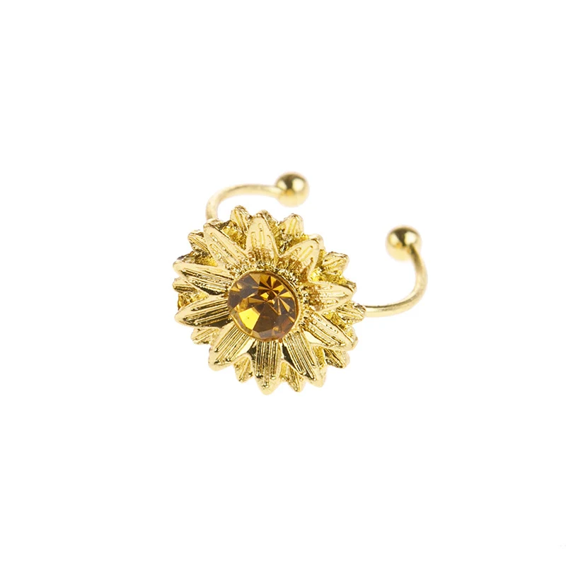 Title 2, Anillos Abiertos Elegantes de Flores de Margari...