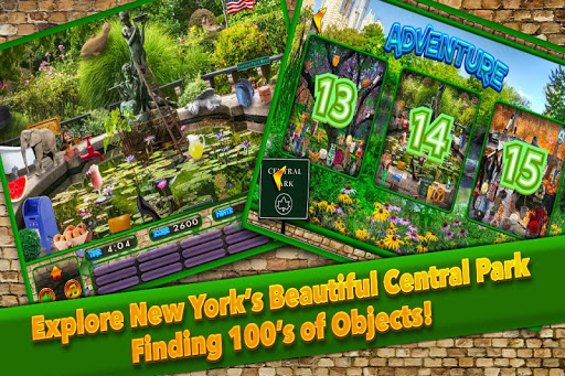 Hidden Object New York - Central Park Objects Game