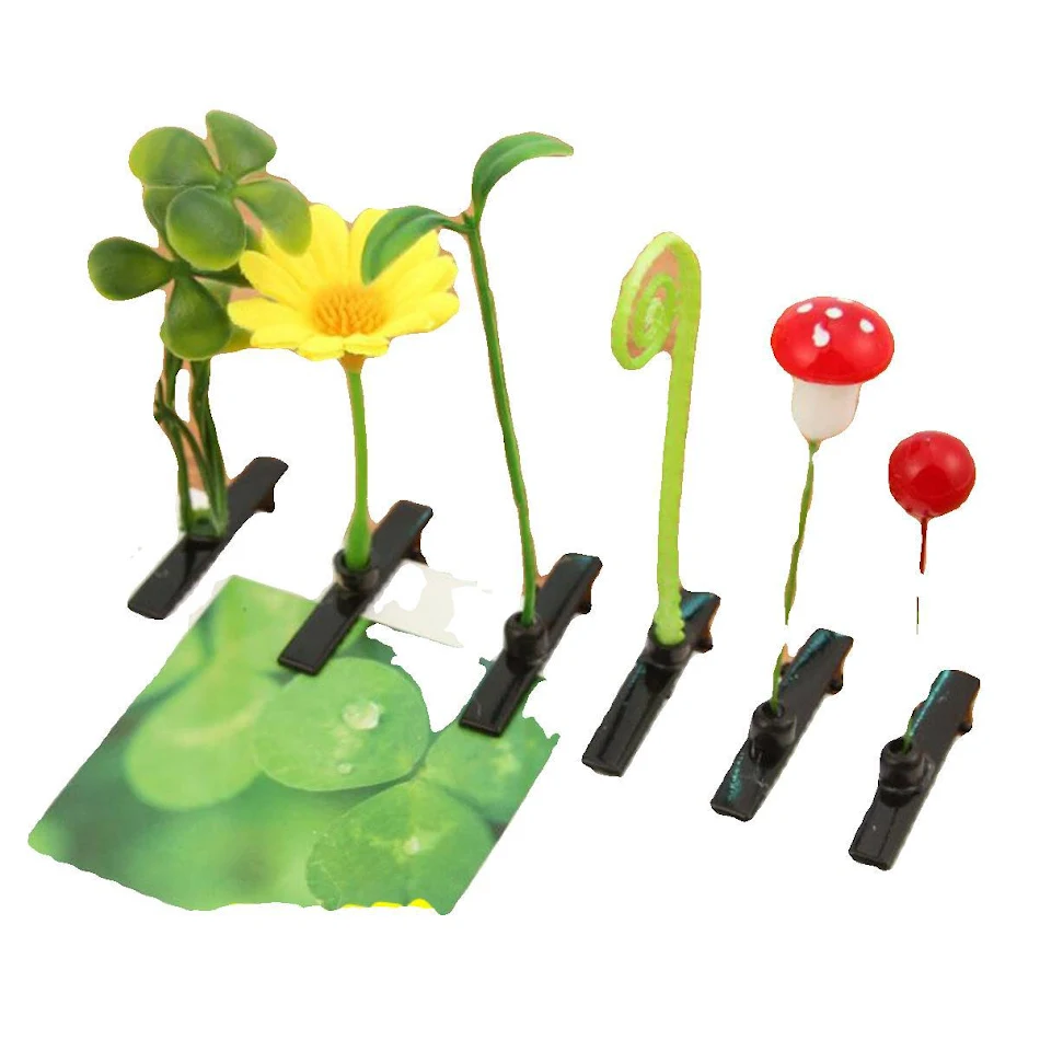 Sevimli Plastik Çim Tokalar Komik Fasulye Filizi Anaokulu Hediyeleri İlkbahar Klipsi Şirin ve Eğlenceli Saç Aksesuarı