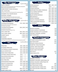 Shettys Restro menu 3