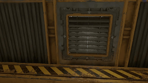 Use the duct to head to the mining area