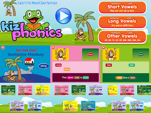 Phonics Sentence Monkey