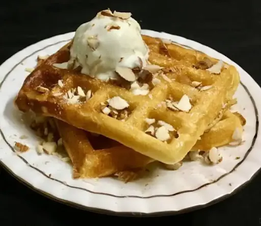 Crunch Rasmalai Waffle+ 150ML Icecream