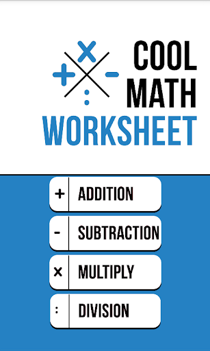 Cool Math Worksheet