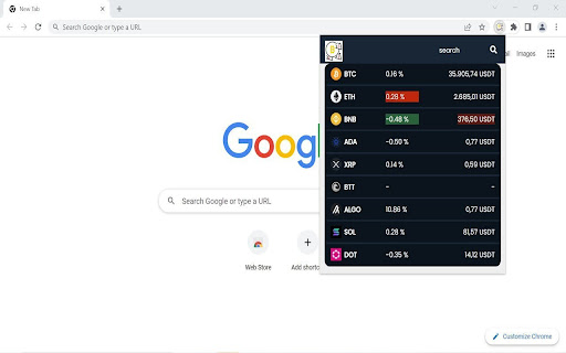 live Cryptocurrency Tracker