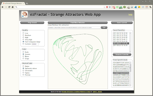 ezFractal - Strange Attractors App