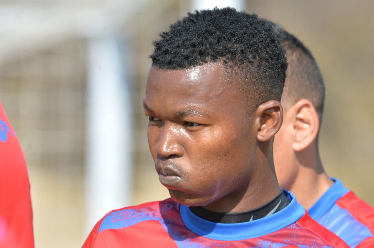 Mandla Masango during a SuperSport United media open day at Megawatt Park in Johannesburg on June 21 2017.