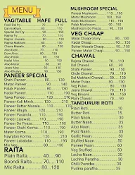 Prakash Dhaba menu 2