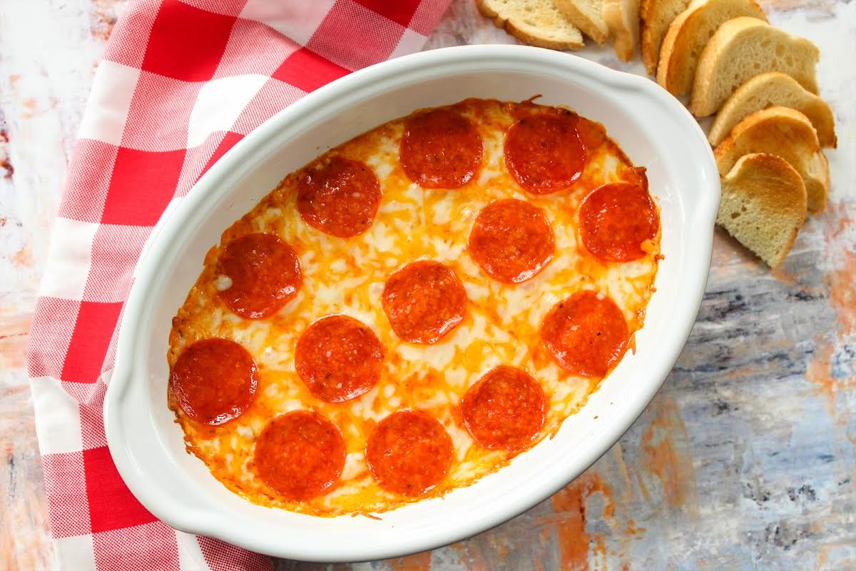 Easy & Delicious Pizza Dip | Just A Pinch Recipes