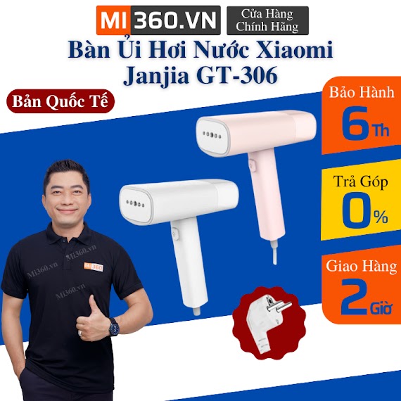 Bàn Ủi Hơi Nước Cầm Tay Xiaomi Zanjia Gt - 306Lw - Bản Quốc Tế - Hàng Chính Hãng