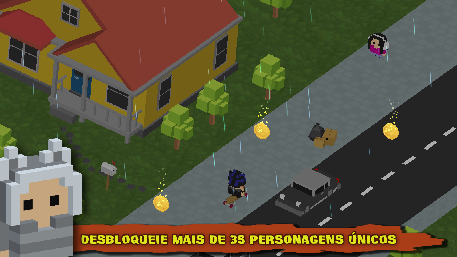   Skate Paperboy: captura de tela 