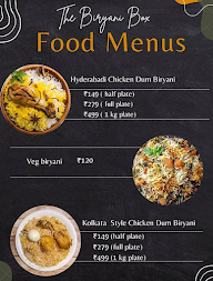 The Biryani Box menu 1