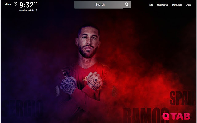 Sergio Ramos Wallpapers FullHD New Tab