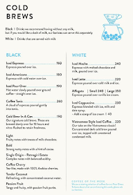 Blue Tokai Coffee Roasters menu 2