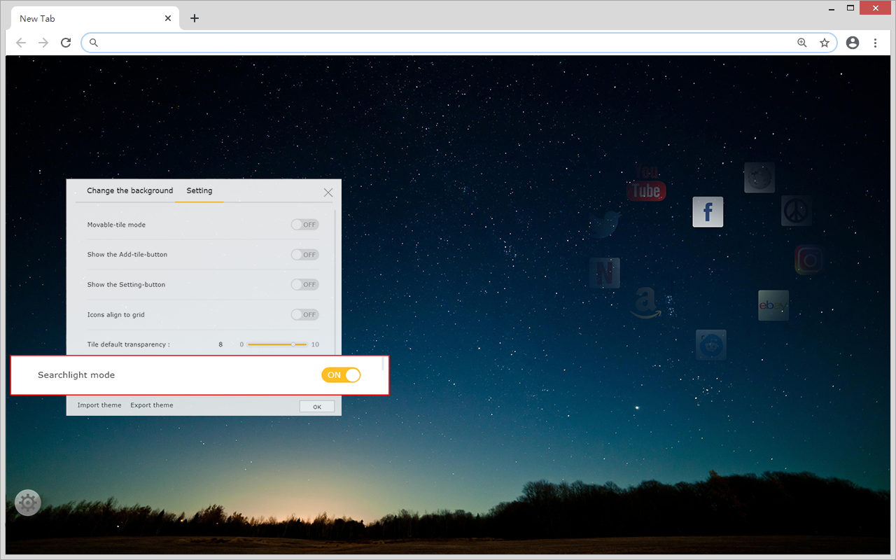 Twinkstar New Tab Preview image 3