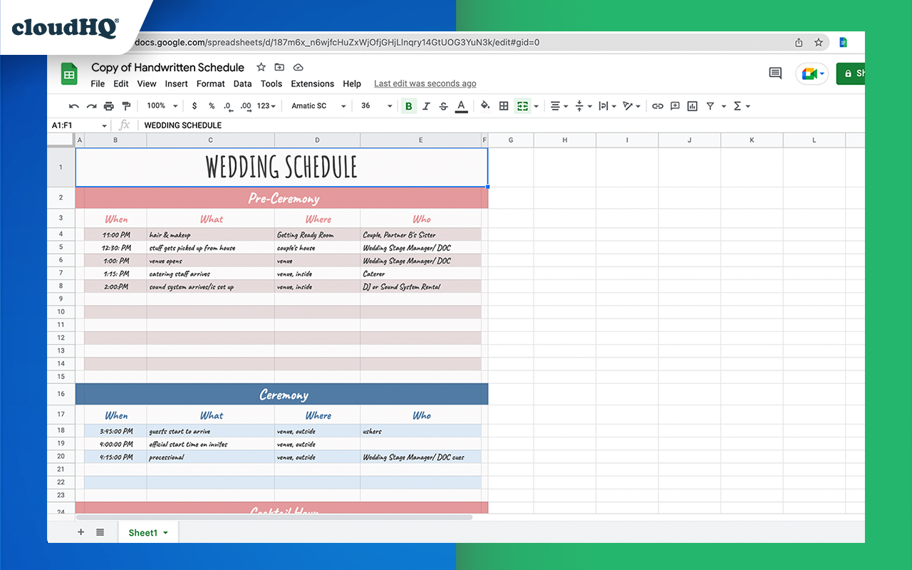 Google Sheets Templates by cloudHQ Preview image 6