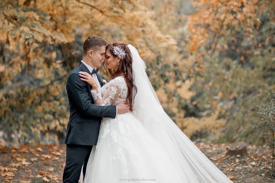 結婚式の写真家Nikolae Grati (gnicolae)。2018 10月24日の写真
