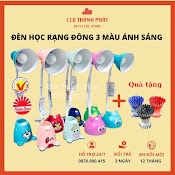 Đèn Học Để Bàn Rạng Đông 3 Màu Ánh Sáng Chống Cận Bảo Vệ Thị Lực, Chip Led Samsung, Bảo Hành Chính Hãng 12 Tháng