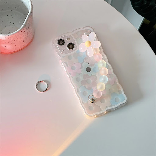 Title 2, Love Flower Chain Phone Case. Stylishly protect...