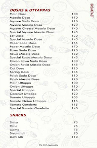 Atithi Veg menu 2