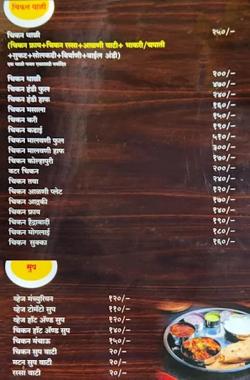 Hotel Swaransh menu 